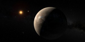 The planet Proxima b orbiting the red dwarf star Proxima Centauri, the closest star to our Solar System, is seen in an undated artist's impression released by the European Southern Observatory August 24, 2016. ESO/M. Kornmesser/Handout via Reuters THIS IMAGE HAS BEEN SUPPLIED BY A THIRD PARTY. IT IS DISTRIBUTED, EXACTLY AS RECEIVED BY REUTERS, AS A SERVICE TO CLIENTS. FOR EDITORIAL USE ONLY. NOT FOR SALE FOR MARKETING OR ADVERTISING CAMPAIGNS